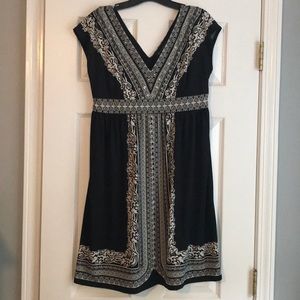 INC Pattern Bead Dress